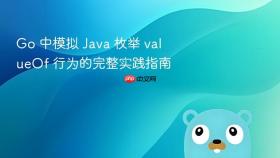 Go 中模拟 Java 枚举 valueOf 行为的完整实践指南
