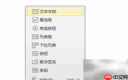 PDF表单控件使用指南