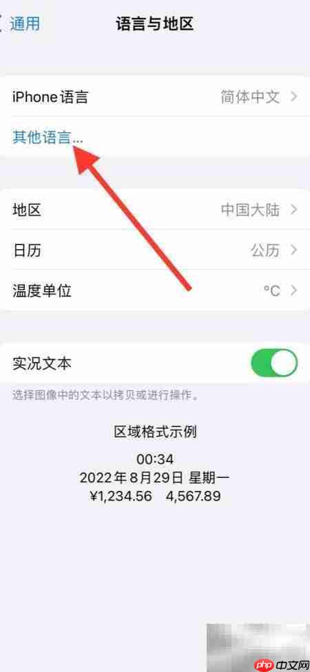 苹果手机如何设置荷兰语系统