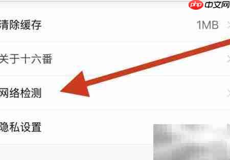 智行火车票网络诊测开启方法