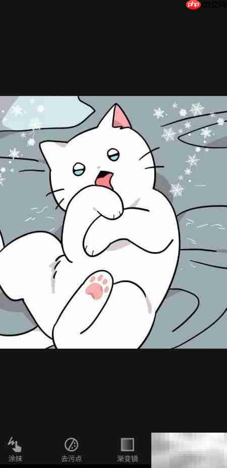 MIX添加雪花贴纸教程
