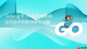 golang 中 map 的桶数组在内存中的物理排布详解