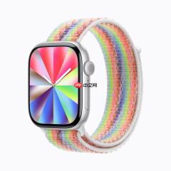 苹果发布 2026 款 Apple Watch 彩虹系列表带及专属表盘