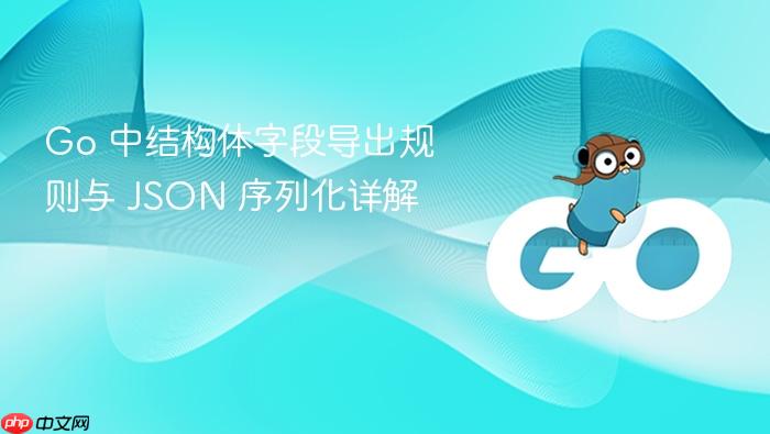 Go 中结构体字段导出规则与 JSON 序列化详解
