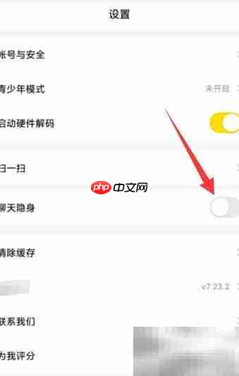 YY聊天隐身设置方法