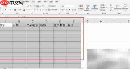生产计划排程表