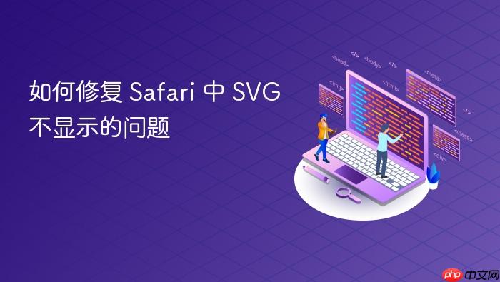 如何修复 Safari 中 SVG 不显示的问题