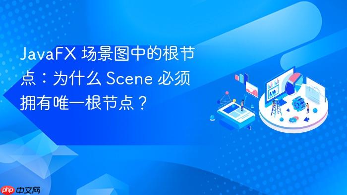 JavaFX 场景图中的根节点：为什么 Scene 必须拥有唯一根节点？

