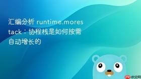 汇编分析 runtime.morestack:协程栈是如何按需自动增长的