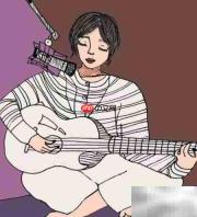 吉他手康康插画教程