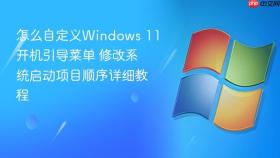 怎么自定义windows 11开机引导菜单 修改系统启动项目顺序详细教程
