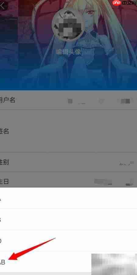 动漫论坛AB血型设置指南