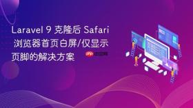 Laravel 9 克隆后 Safari 浏览器首页白屏/仅显示页脚的解决方案