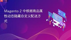 Magento 2 中根据商品属性动态隐藏自定义配送方式