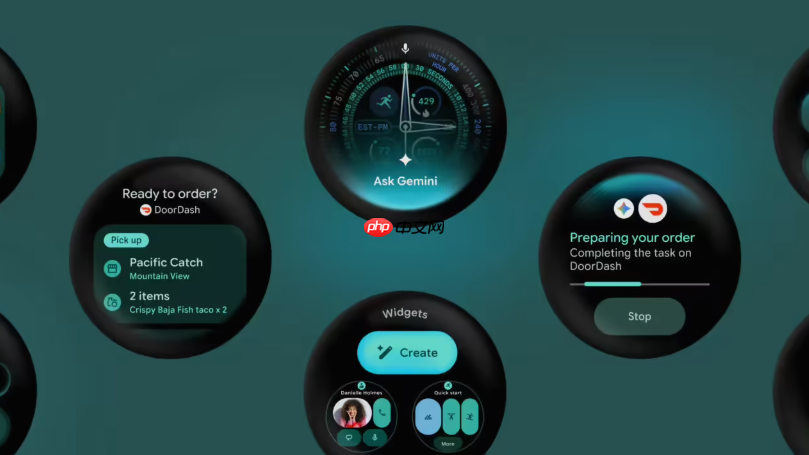 谷歌Wear OS 7发布:续航涨10%,戴上手腕的Gemini能帮你点外卖了