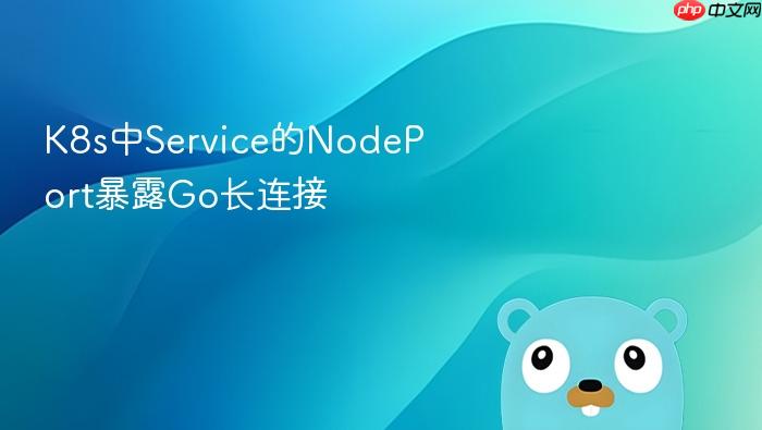 k8s中service的nodeport暴露go长连接