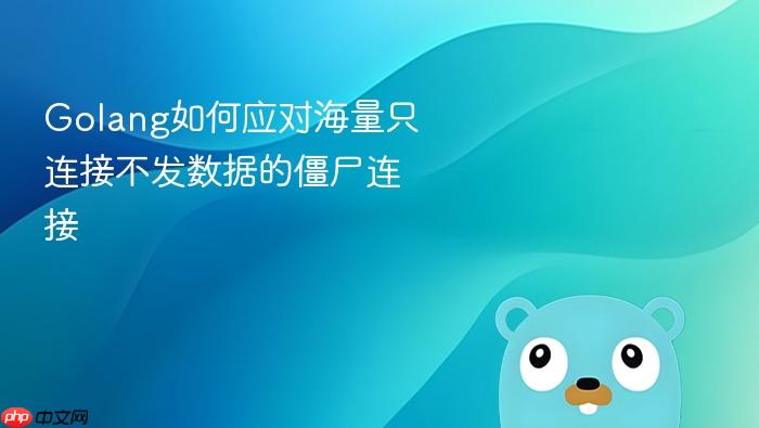 golang如何应对海量只连接不发数据的僵尸连接