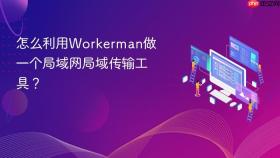 怎么利用workerman做一个局域网局域传输工具?