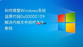 如何修复windows系统蓝屏代码0x00000109 解决内核文件损坏方法教程