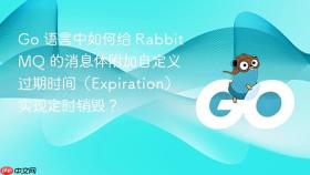 Go 语言中如何给 RabbitMQ 的消息体附加自定义过期时间（Expiration）实现定时销毁？
