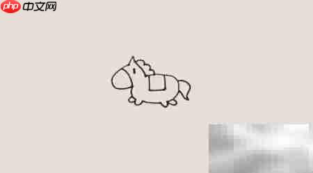 旋转木马绘画教程