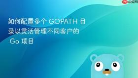 如何配置多个 GOPATH 目录以灵活管理不同客户的 Go 项目