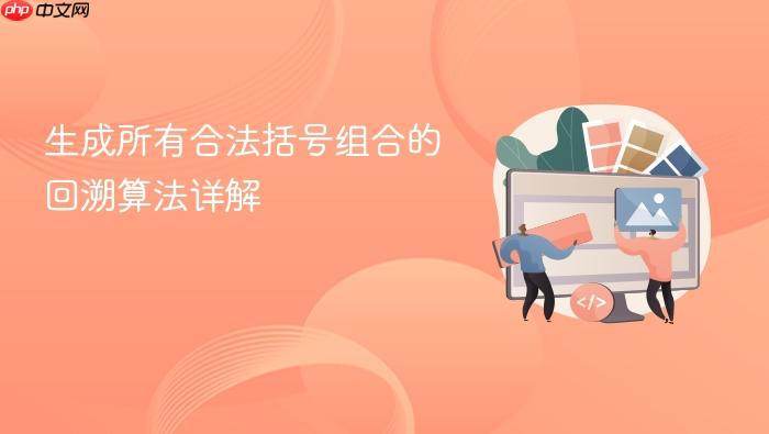 生成所有合法括号组合的回溯算法详解