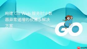 构建 Go Web 服务时计数器异常递增的根源与解决方案