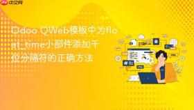 Odoo QWeb模板中为float_time小部件添加千位分隔符的正确方法