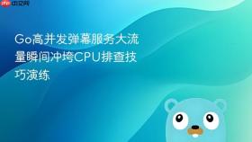 go高并发弹幕服务大流量瞬间冲垮cpu排查技巧演练