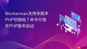 Workerman支持多版本PHP切换吗？命令行指定PHP版本启动