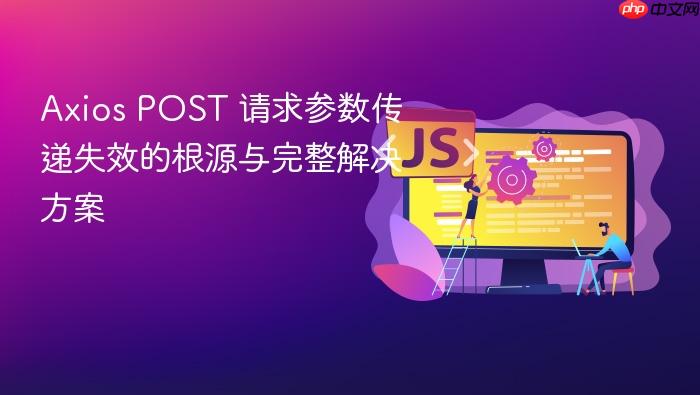 Axios POST 请求参数传递失效的根源与完整解决方案