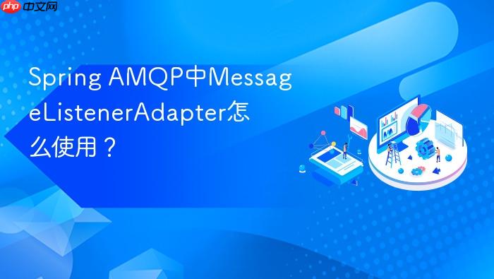 spring amqp中messagelisteneradapter怎么使用?