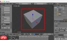 blender如何设置隐藏场景坐标轴线