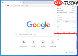 如何设置google chrome浏览器主页