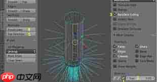 Blender如何显示并翻转法线