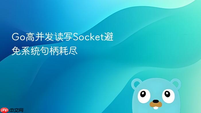 go高并发读写socket避免系统句柄耗尽