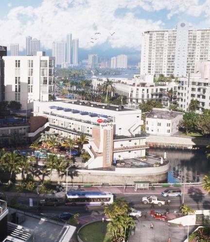 《GTA6》与现实场景对比：R星这次还原得太离谱了