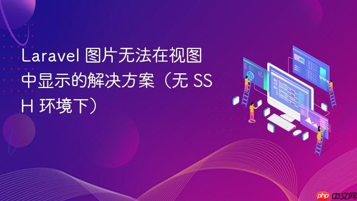 Laravel 图片无法在视图中显示的解决方案(无 SSH 环境下)
