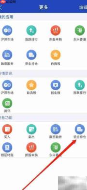 东兴大智慧查看资金持仓方法