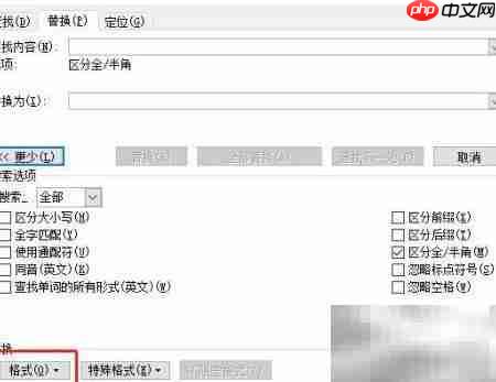 Word查找替换格式文本技巧