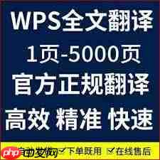 WPS文本翻译如何实现无限次