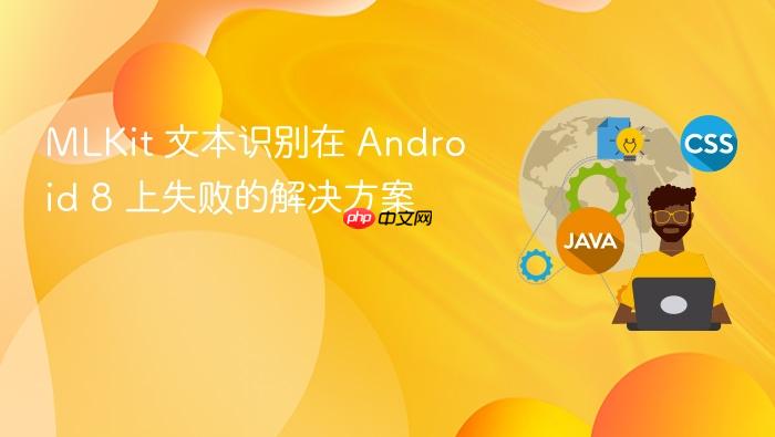 MLKit 文本识别在 Android 8 上失败的解决方案
