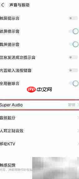 iQOONeo5开启Super Audio音效