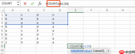 excel计数函数COUNT怎么用 excel计数为什么是0