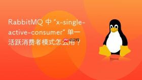 rabbitmq 中 “x-single-active-consumer” 单一活跃消费者模式怎么用?