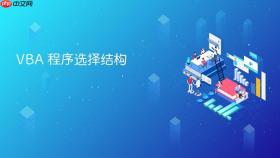 vba 程序选择结构