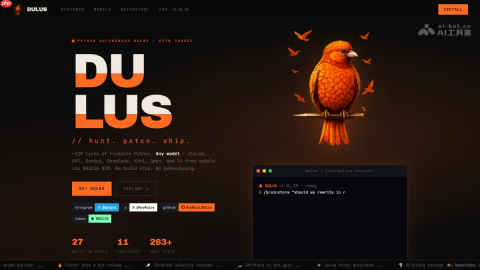 Dulus— 开源的 CLI AI Agent,可驱动多模型工具调用