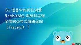 Go 语言中如何在消费 RabbitMQ 消息时实现全局的分布式链路追踪（TraceId）？