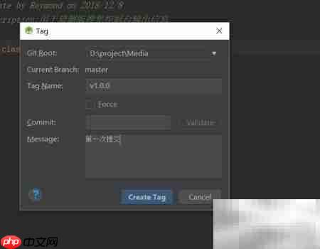 Android Studio 创建Tag方法